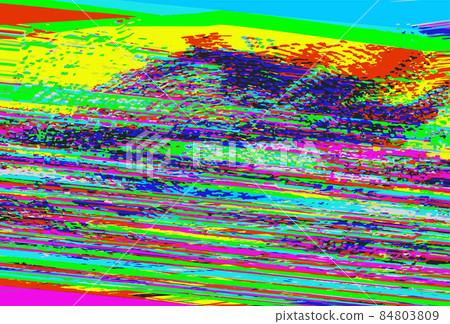 Glitch TV noise bug grunge game screen 84803809