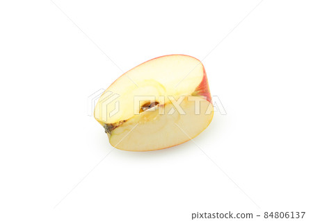 Slice of apple isolated on white background Slice of apple isolated on white background 84806137