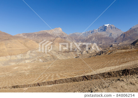 Yakwakang mountain, Mustang District, Nepal 84806254