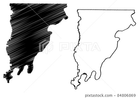 Wabash County, Illinois (U.S. county, United States of America, USA, U.S., US) map vector illustration, scribble sketch Wabash map Wabash County, Illinois (U.S. county, United States of America, USA, U.S., US) map vector illustration, scribble sketch Wabash map 84806869
