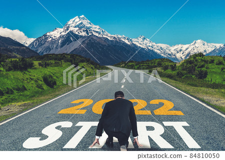 The 2022 New Year journey and future vision concept The 2022 New Year journey and future vision concept 84810050