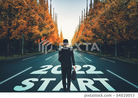 The 2022 New Year journey and future vision concept The 2022 New Year journey and future vision concept 84810053