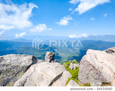 水垣山的風景:南阿爾卑斯山的景色 水垣山的風景:南阿爾卑斯山的景色 84810080