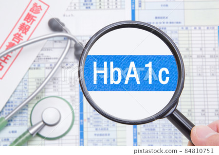 HbA1c medical image HbA1c medical image 84810751