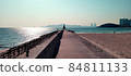Busan Haeundae Beach Outskirts Breakwater Autumn November Scenery 84811133