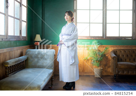 Hakama two-shaku sleeve kimono graduation ceremony Hakama two-shaku sleeve kimono graduation ceremony 84815254