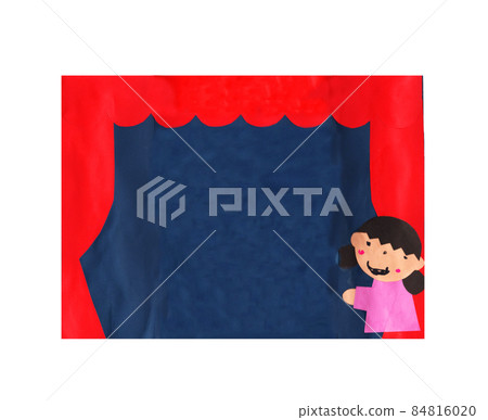 孩子做的舞台剪紙 84816020