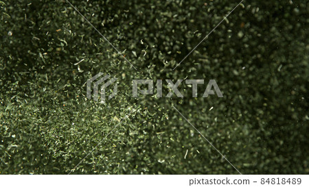 Freeze Motion Shot of Rotating Dry Parsley. Freeze Motion Shot of Rotating Dry Parsley. 84818489