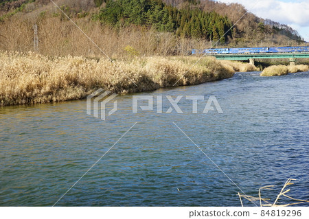 JR Kamaishi Line, which also runs steam locomotives 84819296