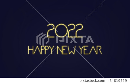 Simple and fashionable 2022 Happy New Year background wallpaper material (dark blue) Simple and fashionable 2022 Happy New Year background wallpaper material (dark blue) 84819539