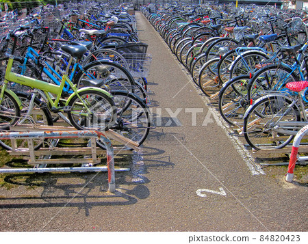 [Tokyo] Bicycle parking lot at Higashi-Koganei Station 84820423