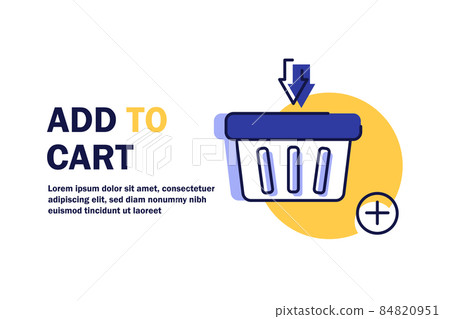 Add to cart icon. Shopping Cart icon. vector illustration 84820951