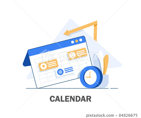 Calendar deadline or event reminder notification Calendar deadline or event reminder notification 84826675