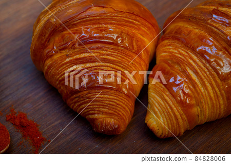 french traditiona croissant brioche butter bread on wood french traditiona croissant brioche butter bread on wood 84828006