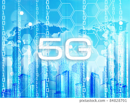 5G communication background material 84828701