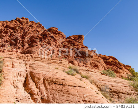 Sunny view of the landscape in Calico Basin Trail 84829131