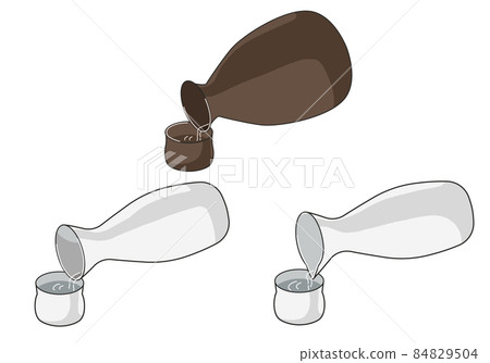 倒入清酒瓶 84829504