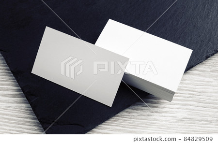 White business cards 84829509