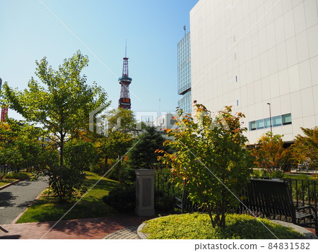 Sapporo sightseeing spot "Sosei River and TV Tower" 84831582