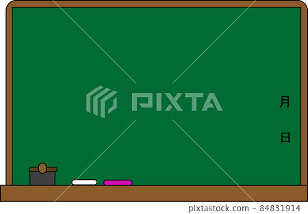 Simple blackboard illustration material 84831914