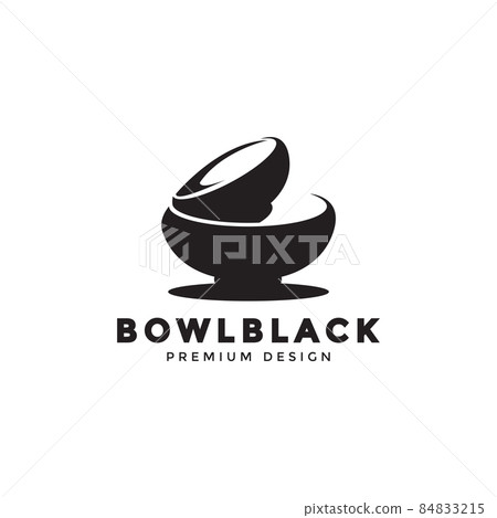 double bowl noodle soup logo symbol icon vector graphic design illustration idea creative 84833215