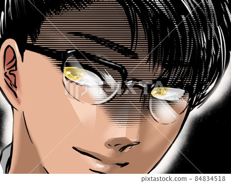 Cartoon twink glasses scammer scammed and laughing illustrations Cartoon twink glasses scammer scammed and laughing illustrations 84834518