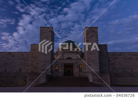 Australian War Memorial at dusk in Canberra, the capital of Australia Australian War Memorial at dusk in Canberra, the capital of Australia 84836726
