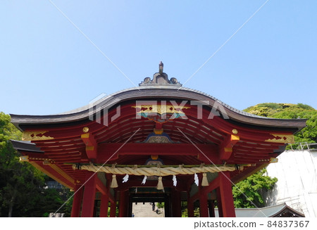 鎌倉鶴岡八幡宮少女屋頂 鎌倉鶴岡八幡宮少女屋頂 84837367