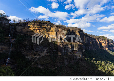 Katoomba Falls in Blue Mountains National Park, New South Wales, Australia 84837412