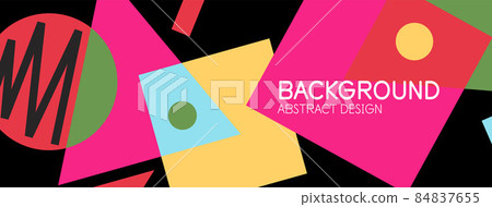 Abstract background with blocks, lines, geometric shapes. Techno or business concept for wallpaper, banner, background, landing page Abstract background with blocks, lines, geometric shapes. Techno or business concept for wallpaper, banner, background, landing page 84837655