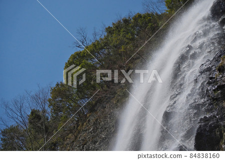 《Hyogo Prefecture》 Quasi-national park, scenery of Tendaki Valley [March] 84838160