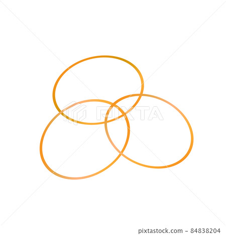 Rubber band illustration 84838204