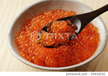 Soy sauce pickled in a spoon Soy sauce pickled in a spoon 84838292