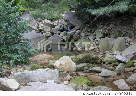 Scenery around Dobongsan Valley Scenery around Dobongsan Valley 84840315