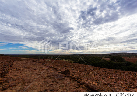 Scenery from the Walpa Gorge in Kata Tjuta in Uluru Kata Tjuta National Park, Australia 84843489