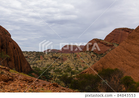 澳大利亞烏魯魯卡塔丘塔國家公園的卡塔丘塔風谷 84843553