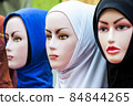Muslim female hijab 84844265