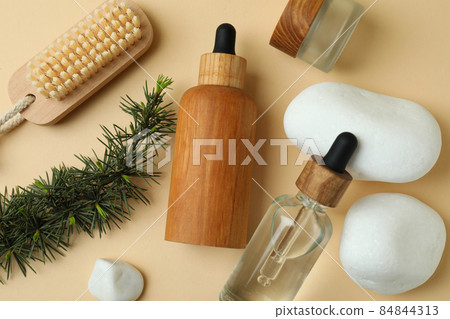 Eco friendly zero waste concept on beige background 84844313