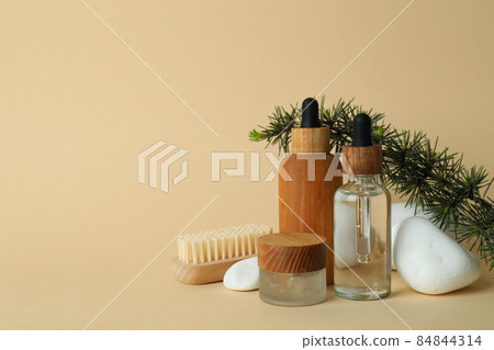 Eco friendly zero waste concept on beige background 84844314