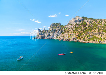 Cape Kapchik, coastal Crimean landscape Cape Kapchik, coastal Crimean landscape 84845901