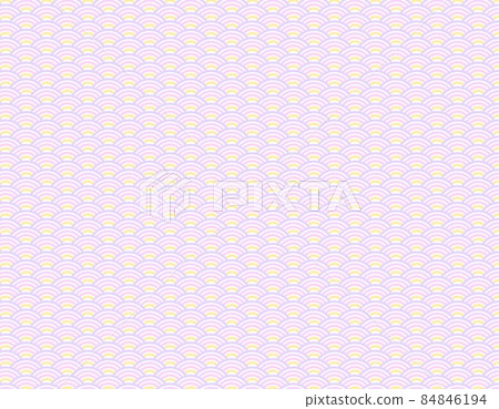 Qinghai wave pattern Japanese style background material Qinghai wave pattern Japanese style background material 84846194