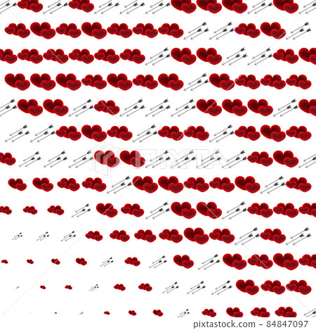 Abstract background with red hearts and arrows for poster Happy Valentine s Day Abstract background with red hearts and arrows for poster Happy Valentine s Day 84847097