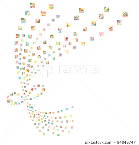 Ribbon square design - Stock Illustration [84849747] - PIXTA