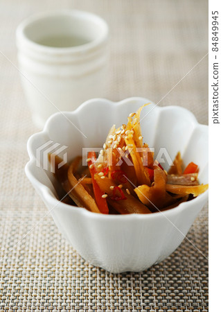 Kibo burdock and sake Kibo burdock and sake 84849945