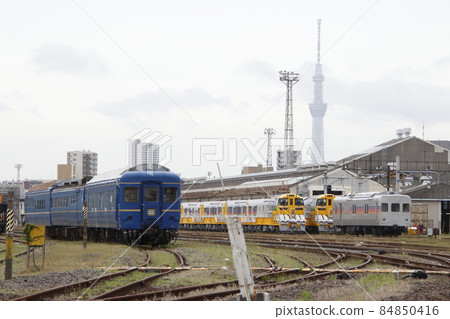 Blue Train Passenger Car (2021) detained in Oku Rolling Stock Center Blue Train Passenger Car (2021) detained in Oku Rolling Stock Center 84850416