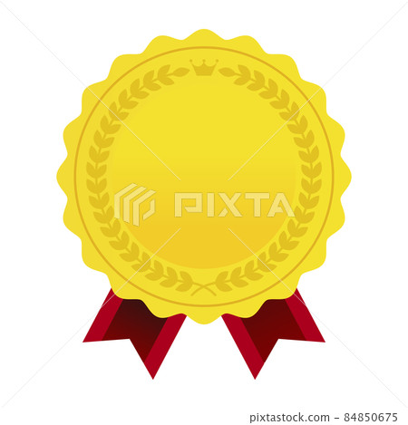 Medal ribbon gold 84850675
