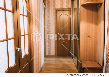 Living Room Interior Of Typical Russian Flat Floor Living Room Interior Of Typical Russian Flat Floor 84852278