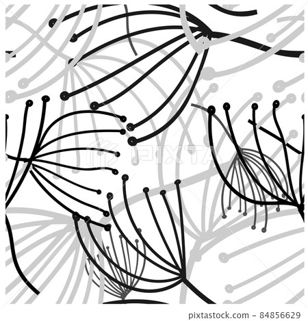 Dandelion in abstract style on soft background. Seamless pattern abstract design. Vintage dandelion Dandelion in abstract style on soft background. Seamless pattern abstract design. Vintage dandelion 84856629