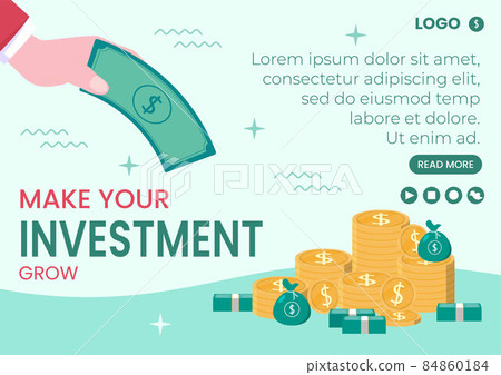 Business Investment Brochure Template Flat Design Illustration Editable of Square Background Suitable for Social media, Greeting Card and Web Internet Ads Business Investment Brochure Template Flat Design Illustration Editable of Square Background Suitable for Social media, Greeting Card and Web Internet Ads 84860184