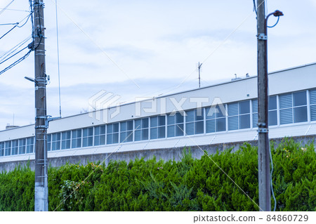 Juvenile Classification Home (Juvenile Training School) "Landscape seen from outside the fence) 84860729